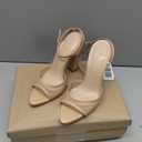 Steve Madden Women's Beki Heeled Sandal (Brown, S)