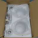 2-Light Gold Brass Bathroom Light Fixture, Wall Sconces,Brushed Gold Vanlity Light Over Mirror, Bathroom Vanity Light with Milk White Glass Flower Shade, E26 Socket (Bulbs Not Included)