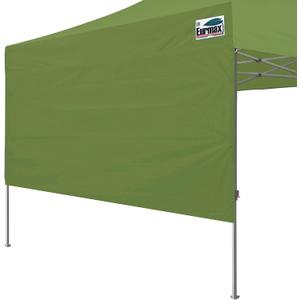 Eurmax USA 10x4.8 Pop Up Canopy SunWall-UV Protection for Tents,Blocks Sunlight&Wind,Water Resistant Side Wall Only,Easy Hook & Loop Installation,Fit for 10FT Straight Leg Shelters&Gazebo,Field Green