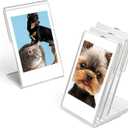 8 Pack Mini Picture Frame for Instax, 2x3 Picture Frame Holder for Polaroid, Small Size Photo Frame, Acrylic Photo Frame for Instax Mini Instant Films