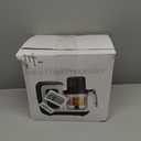 MOMYEASY Baby Food Maker, Multifunction Processor Chopper Grinder, Baby Food Steamer and Puree Blender in-One, with Bottle Warmer, Auto Cooking & Grinding with Touch Control Panel (Black)