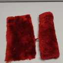 Engel Worldwide Twin Pack! Soft, Comfortable Universal Fitting Genuine Merino Sheepskin Seat Belt Shoulder Cover Pads for Adults, Children, Youth. Multiple Colors (Burgundy)