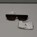 VANLINKER Polarized Trendy Small Skinny Square Cat Eye Sunglasses for Women Retro Vintage Shades VL9846 (Tortoise Frame Gradient Brown Lens)