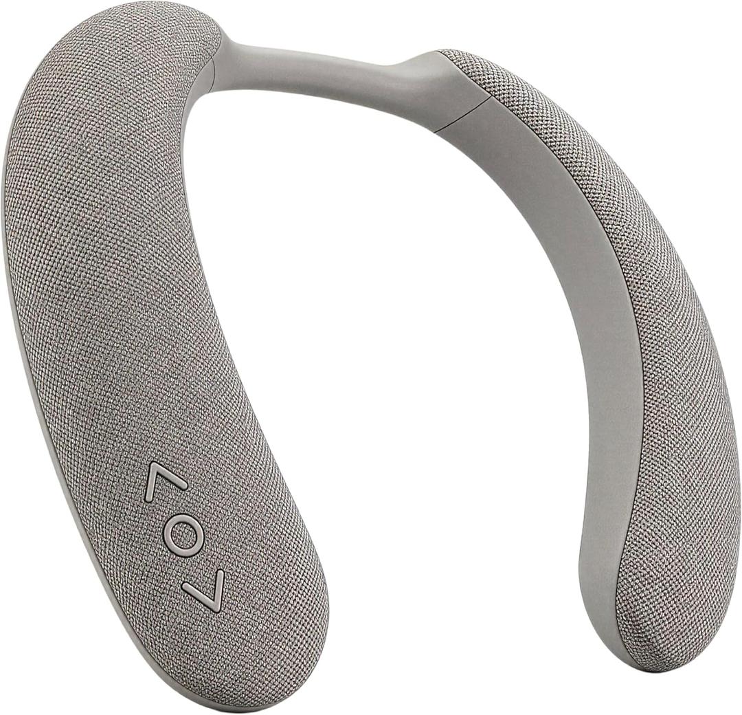 Wireless Neck Speakers - 3D Surround Sound & Ergonomic Design, 24H Playtime,Fashionable Style for Gym/Travel Home, Office, and Outdoors (Gray)