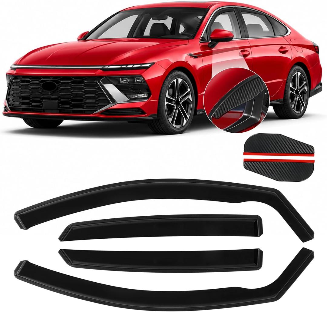 in Channel Window Rain Guards Fit for Hyundai Sonata 2020-2026