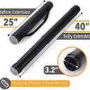 Mr. Pen- Poster Tube, 25" to 40", Extendable Poster Tube with Strap, Poster Carrying Case