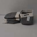 4 Pack Storage Baskets for Organizing, Woven Baskets for Shelves - Perfect for Toys, Books, Towels, and Clothes, Durable Gift Basket Bins Toy Storage, 12.7''Lx9''Wx7.8''H, Black & White