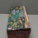 Christmas Train Set for Around The Tree Train Toys for Toddlers with Luxury Track & Glowing, Lights & Sound, Train Carriages & Tracks for 3 4 5 6 7 8+ Years Old Kids Decoration Indoor