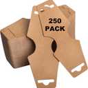 250 Pack Necklace Display Cards - Jewelry Bracelet Display - Choker Cards, Easy and Simple For Display Your Jewelries, Necklace, Bracelets - Bulk 250 Pack