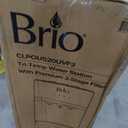 Brio 520 UV Self-Cleaning Bottleless Water Cooler Dispenser, UL Certified | Built-in 2 Stage Filtration (2 Free Replacement Filters Included) Reduces PFAS & Microplastics | 3 Temp (Hot Cold, Room)