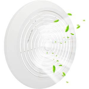 BVB057400 Mobile Home Parts Vent Fan Grille Cover 9-5/8"  White Exhaust Fan Grille for V226250, V227050, V227075, V229050  Durable, Fade-Resistant, Easy Install, High Flow Ceiling Vent Cover