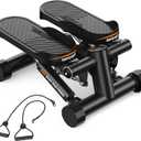 Sportsroyals Stair Stepper for Exercises-Twist Stepper with Resistance Bands and 330lbs Weight Capacity