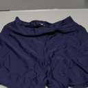 G Gradual Women's 7" Long Swim Board Shorts High Waisted Quick Dry Beach Swimming Shorts for Women with Liner Pockets (Navy, XXL)