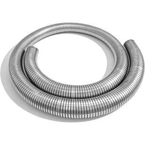 1.5 In Exhaust Flex Pipe, 304 Stainless Steel [1 1/2"] ID x 72" Universal Flexible Exhaust Tubing