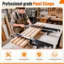 36" Panel Clamp 2 Pack with 2 U-Shaped Blocks, Updated