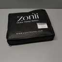 ZonLi Cooling Blanket for Hot Sleepers 50"x70", Q-Max 0.5 Lightweight Cool Touch Breathable Summer Blanket for Night Sweats, All-Season Cold Blankets, Dusk Blue