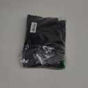 Women High Waisted Denim Mini Y2K Casual Jean Cargo Skirt with Flap Pockets (X-Large, Black)