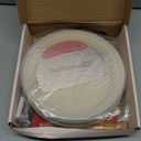 Electric Sourdough Starter Kit with 6-Temp (77-122) Control & Timer - 9" Foldable Sourdough Bread Baking Supplies & Dough Warmer - Complete Banneton Bread Proofing Basket Set for Home Bakers,Pink