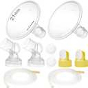 Nenesupply Pump Parts with 21mm Flanges Compatible with Medela Pump in Style Parts Accessories Breast Pump Not Original Medela Pump Parts Incl. 21mm Flange Breastshield Connector Valve Membrane Tubing