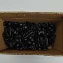 100Pcs Space Saving Hanger Hooks, Plastic Clothes Hanger Connector Hooks, Heavy Duty Space Saver Hanger Extender Clips for Closet Organizers, Black