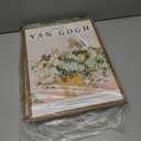 Framed Van Gogh Wall Art Set of 3, Neutral Beige and Soft Pink Canvas Prints, Vintage Landscape and Floral Paintings for Living Room Bedroom Dining Room Entryway Decor, 12x16 Inch