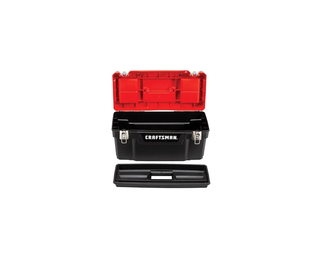 CRAFTSMAN Tool Box, Lockable 20-inch with Removable Tray and Small Parts Storage (CMST20901)