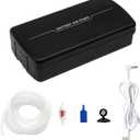 Small Aerator for Fish 19GPH-35GPH,Minnow Bucket USB Aerator,Adjustable Air Pump,Quiet Voice,with Car Cigarette Lighter,Suitable for Fishing Enthusiasts,Long Distance Transportation of Fish by Car