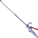 High Volume Powerful Industrial Air Blow Gun, 17-26 Inch Extensible Stainless Steel Air Flow Nozzle, Pneumatic Air Compressor Accessories Tool, Extended Dust Air Blower Gun with 360 Degree Swivel Hook