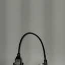 NFHK Left Angled 90 Degree 8P8C FTP STP UTP Cat6 Male to Female LAN Ethernet Network Extension Cable with Panel Mount Holes