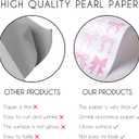 FUQWZ Coquette Room Decor Pink Wall Art Set of 4 (8x10in, Unframed) - Girls Wall Art - Bows & Cheery Pink Posters (052)