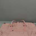 TOPBAG Travel Duffle Bag, Waterproof Weekender Carry On Tote Bags for Women, Sport Gym Bag for Men, Hospital Bag for Labor and Delivery, Overnight Luggage Bag with Trolley Sleeve Coral Pink