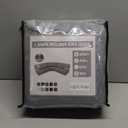 Peryiter 7 Pcs L Shape Sectional Recliner Sofa Covers 5 Seat Sectional Couch Covers Milk Silk Velvet Stretch Reclining Sofa Slipcover Furniture Protector for Living Room(Light Gray,Milk Silk)