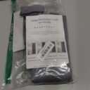 Vatge Sidelight Curtains for Front Door, 12 Inch Wide Narrow Window Curtains for Side Door, 1 Panel, W12 x L72, Grey