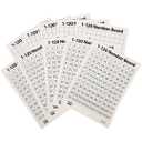 LEARNING ADVANTAGE Dry Erase Boards - Numbers 1-120 - Set of 10