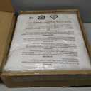 Amazon Basics Lightweight Wrinkle-Resistant Microfiber 3 Piece Duvet Cover Set with Zipper Closure, Full/Queen, Bright White