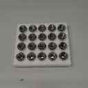 NPAUTO Lug Nut M14 x 1.5 Thread, Chrome Set of 20 Lug Nuts Closed End Bulge Acorn 1.4'' Long Cone Seat 13/16" Hex for Dodge Charger Ford Focus Fusion Escape Lincoln MKC MKZ Chrysler 300 Factory Wheel