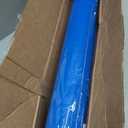 TRANSON Durable Poster Storage Tube with Straps 24"-40" Extendable for Blueprints, Artwork, Maps, Posters Color Blue