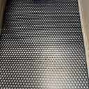 AggAuto 47"x16" ABS Plastic Universal Car Grill Mesh, Automotive Grille Insert Bumper Honeycomb Hole 10x10mm Grids Black