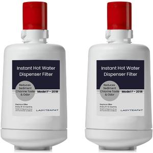F-201R Water Filter Cartridge, Replacement Compatible With InSinkErator F-201R Water Filter Cartridge for Hot Water Dispenser (2 Pack)