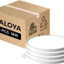 TALOYA Flush Mount Ceiling Light,4 Pack,10 Inch,18W,5000K Daylight Super Slim LED Ceiling Light for Bedroom, Living Room, Kitchen, Laundry and Hallway