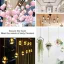 44-Pack 304Stainless Steel Q-Hanger Hook, Indoor and Outdoor Hooks Home Christmas Lights Hanger Hooks with Screw for Garage New Year Party Outdoor Easy Release Wire and Fairy Led Lights