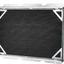 3 Row Aluminum Radiator Compatible with 1985-1997 Ford Bronco F150 F250 F350 5.0L 5.8L 7.5L 1986 1987 1988 1989 1990 1991 1992 1993 1994 1995 1996 Radiators