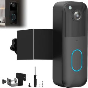 2025 Upgrade for Blink Doorbell Mount,Stainless Steel Anti Theft Blink Doorbell Camera Mount for New Video Doorbell 2nd Gen, Doorbell Holder Bracket No Block Sensor