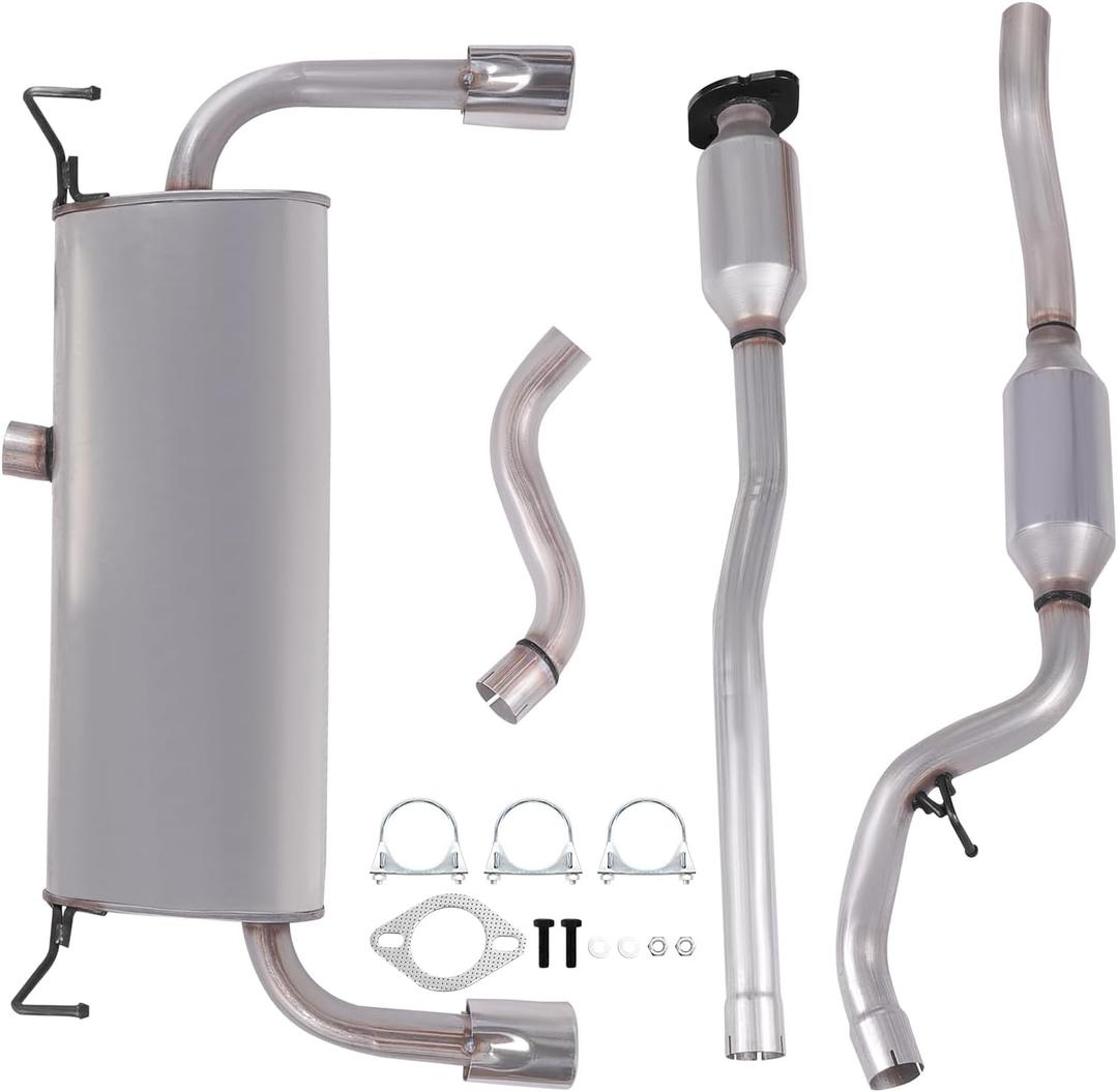 Exhaust Resonator Muffler Pipe System Replacement kit 2013-2016 Escape 2.0L/2.5L L4 engine, OE:38152,68422,797576 | EPA