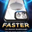 SUCGLES for iPhone 15 Pro Case with MagSafe [Ultra Strong Magnetic] [12FT Military Drop Protection] [Shockproof Bumper] Slim Thin Mag Safe Phone Cover 6.1" for Apple 15pro (Black)