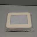 Clear Makeup Bag Women's Waterproof Travel Cosmetic Case and Toiletry Bag Portable Makeup Organizer Bag Car Essential with Zipper (Beige, M)