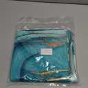 Blue Teal Turquoise Marble Throw Blankets All Season Ultra Soft Warm Fleece Blanket for Home Bed Sofa Couch Chair Outdoor Travel Camping 40x30 Inch