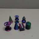 6 Pack Spiral Cone Fidget Toys - Impossible Cone 3D Printed Impossible Pyramid Pass Through 3D Printed Toy Mini Sensory Toy for Stress Relief Anxiety, Desktop Decoration Gifts for Adults Teens Kids