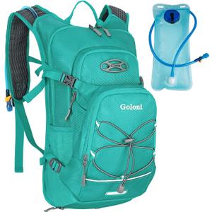 Hydration Backpack,Lightweight Hiking Backpack with 2L Water Bladder,Water Backpack for Biking, Running, Festival