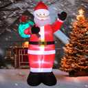 12 Ft Giant Christmas Inflatable Santa Claus, Outdoor Yard Decoration with LED Lights